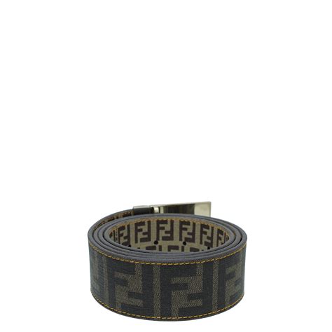 fendi reversible belt zucca zucchino